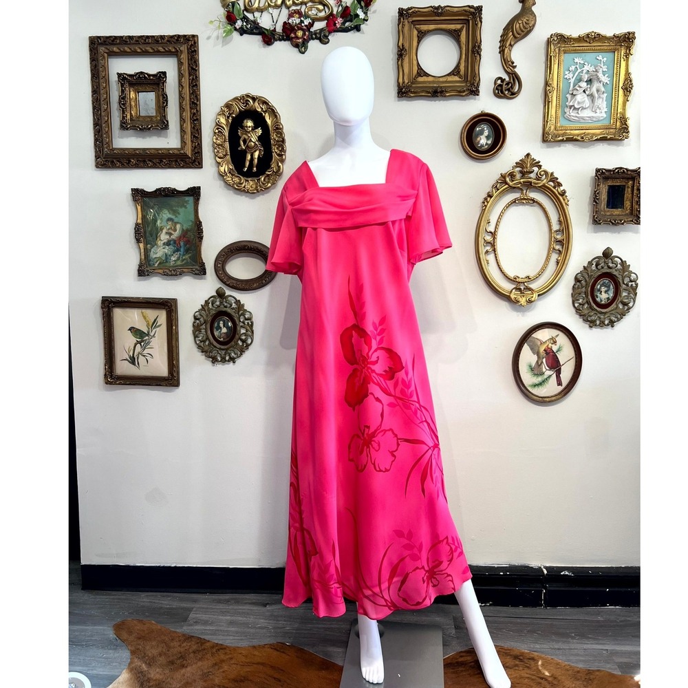 Donna Ricco New York Woman Floral Maxi Dress 14W
